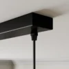 Lámpara colgante Lindby Arina, 100 cm, negra, 5 luces