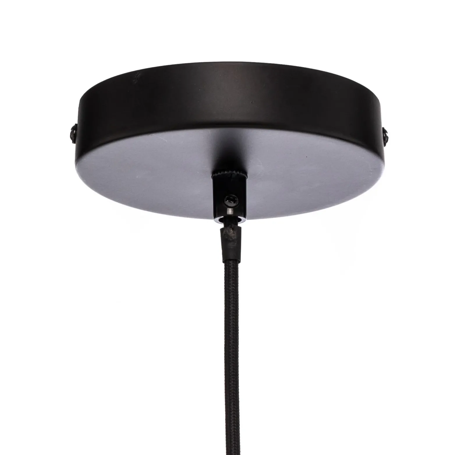 Lámpara colgante Lindby Aurinil, color madera, lino, Ø 48cm, E27