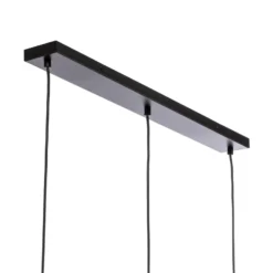 Lámpara colgante Lindby Belarion, opal, 3 luces, cristal, Ø 23 cm