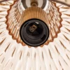Lámpara colgante Lindby Belarion, multicolor, 3 luces, Ø 55 cm