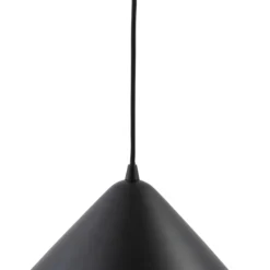 Lámpara colgante Lindby Clarine, negro/blanco, Ø 32 cm, metal