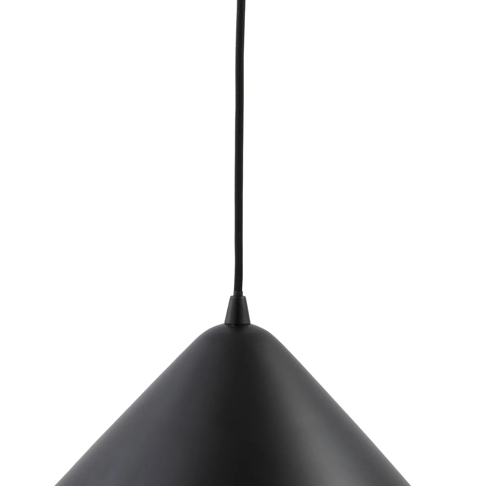 Lámpara colgante Lindby Clarine, negro/blanco, Ø 32 cm, metal