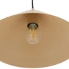 Lámpara colgante Lindby Clarine, beige, Ø 32 cm, metal