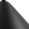Lámpara colgante Lindby Clarine, negro/blanco, Ø 32 cm, metal
