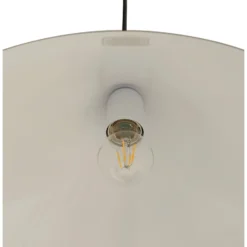 Lámpara colgante Lindby Clarine, nogal, Ø 50 cm, metal