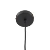 Lámpara colgante Lindby Doroteo, 25 cm, 1 luz, ámbar, cristal