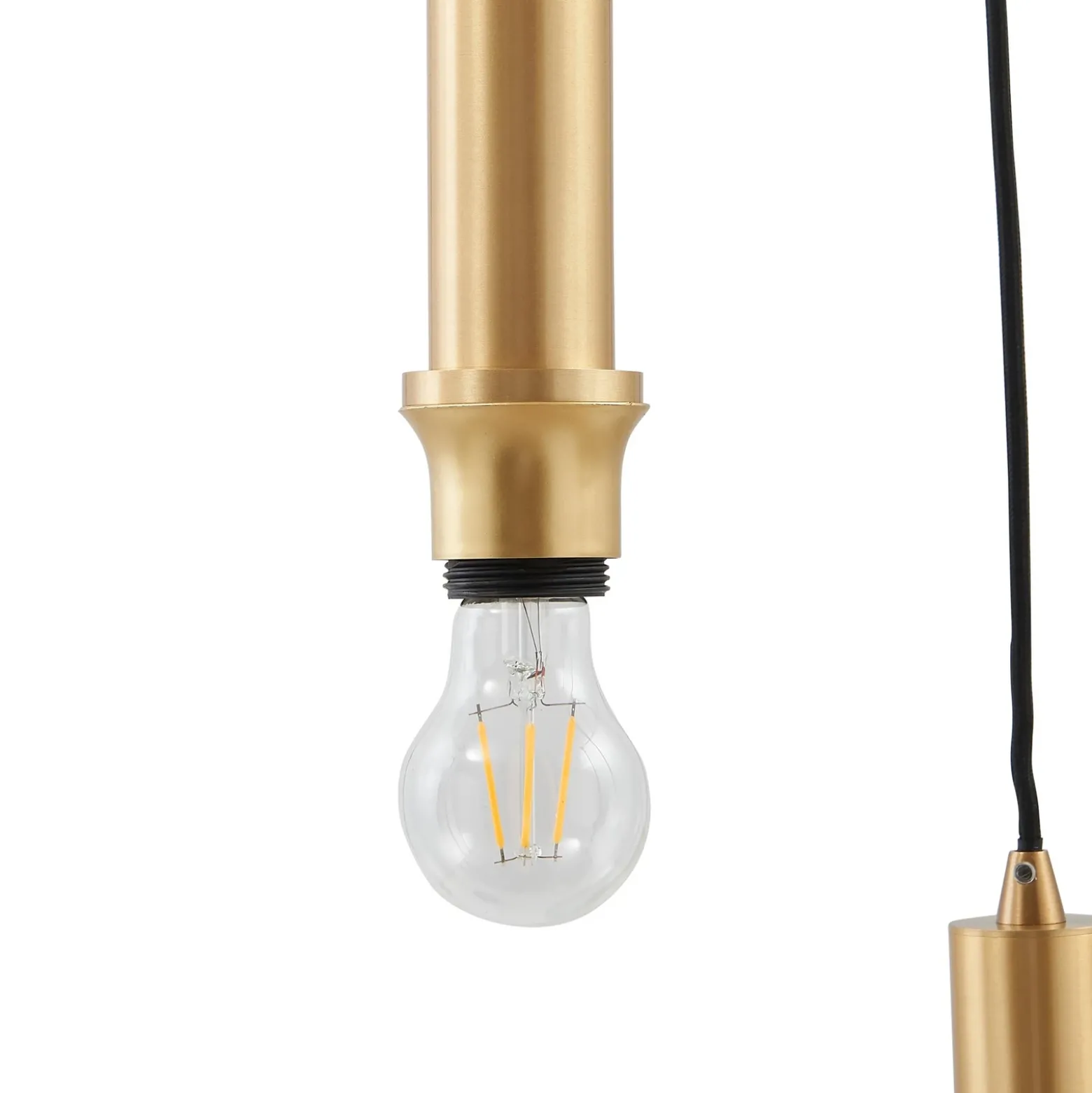 Lámpara colgante Lindby Doroteo, 6 luces, verde/ámbar/gris, cristal
