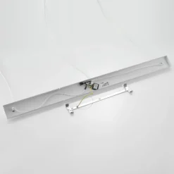 Lámpara colgante Lindby Elamira, blanca, metal, 133 cm, 3 luces.