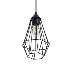 Lámpara colgante Lindby Eldarion, 90 cm, 3 luces, madera, E27