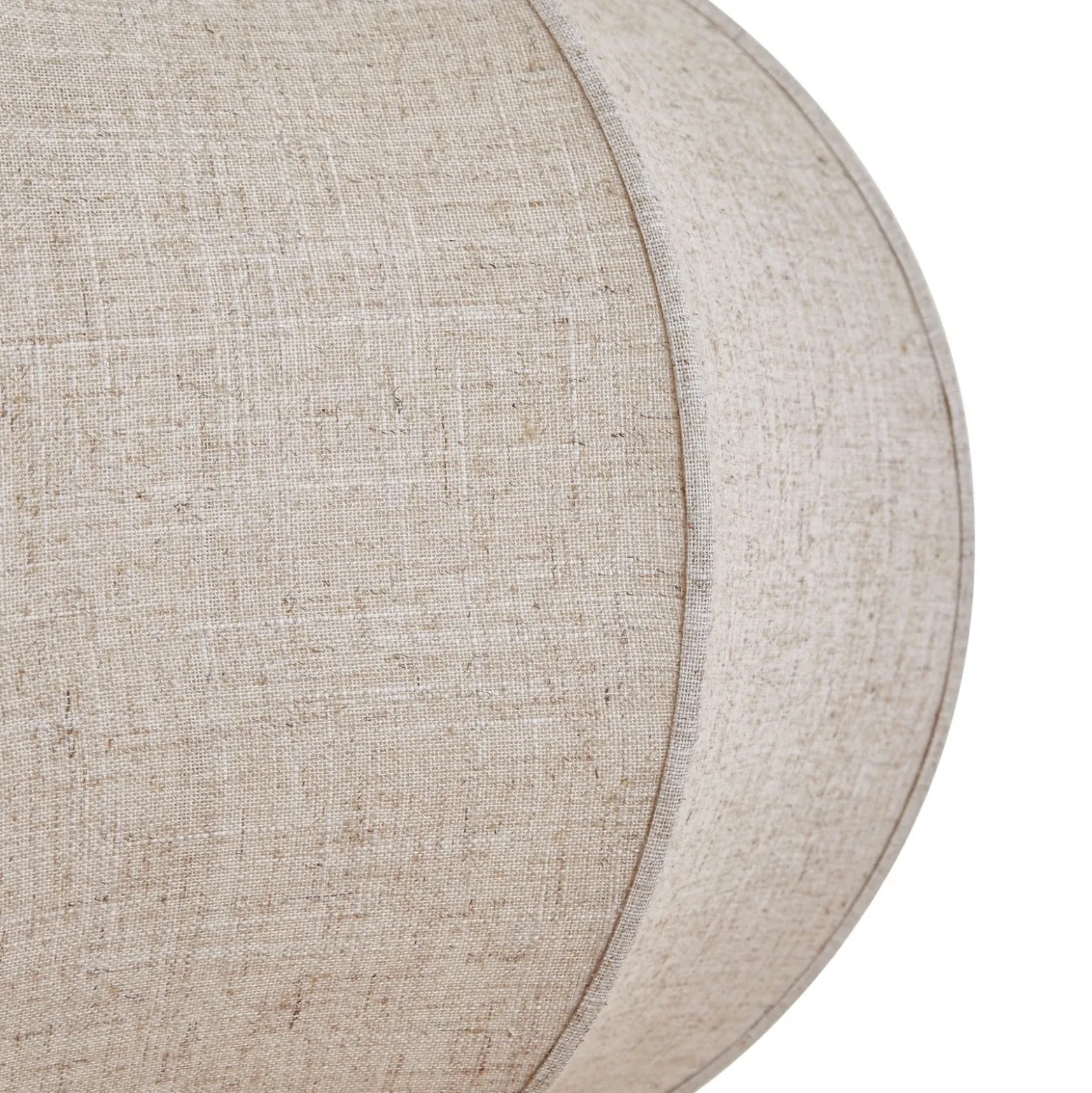 Lámpara colgante Lindby Elfie, Ø 47 cm, beige, lino, E27