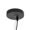 Lámpara colgante Lindby Emilienne, negra, dorada, Ø 60 cm