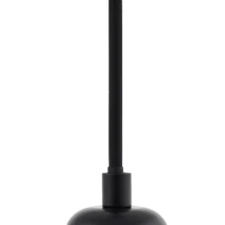 Lámpara colgante Lindby Hattie, portalámpara E27, negro, Ø 4,7 cm