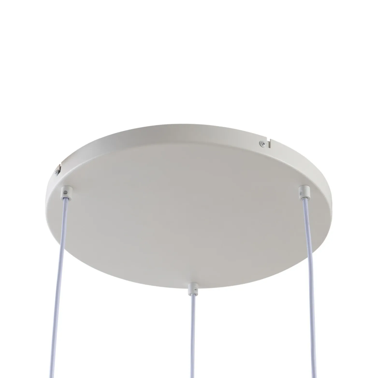 Lámpara colgante Lindby Helin negro/blanco/gris, Ø 60 cm, 3 luces.
