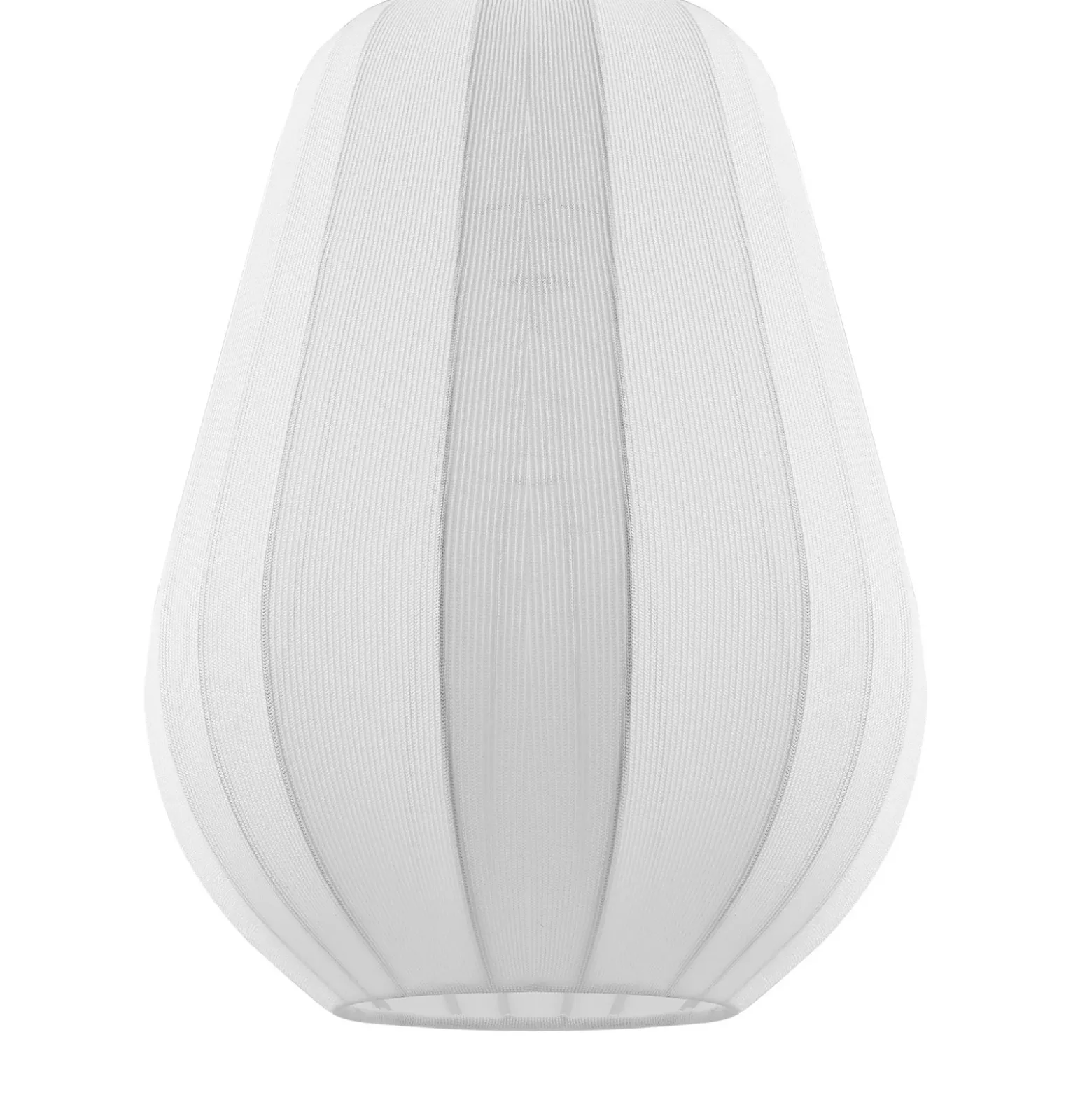 Lámpara colgante Lindby Helin, blanca, Ø 30 cm, tela