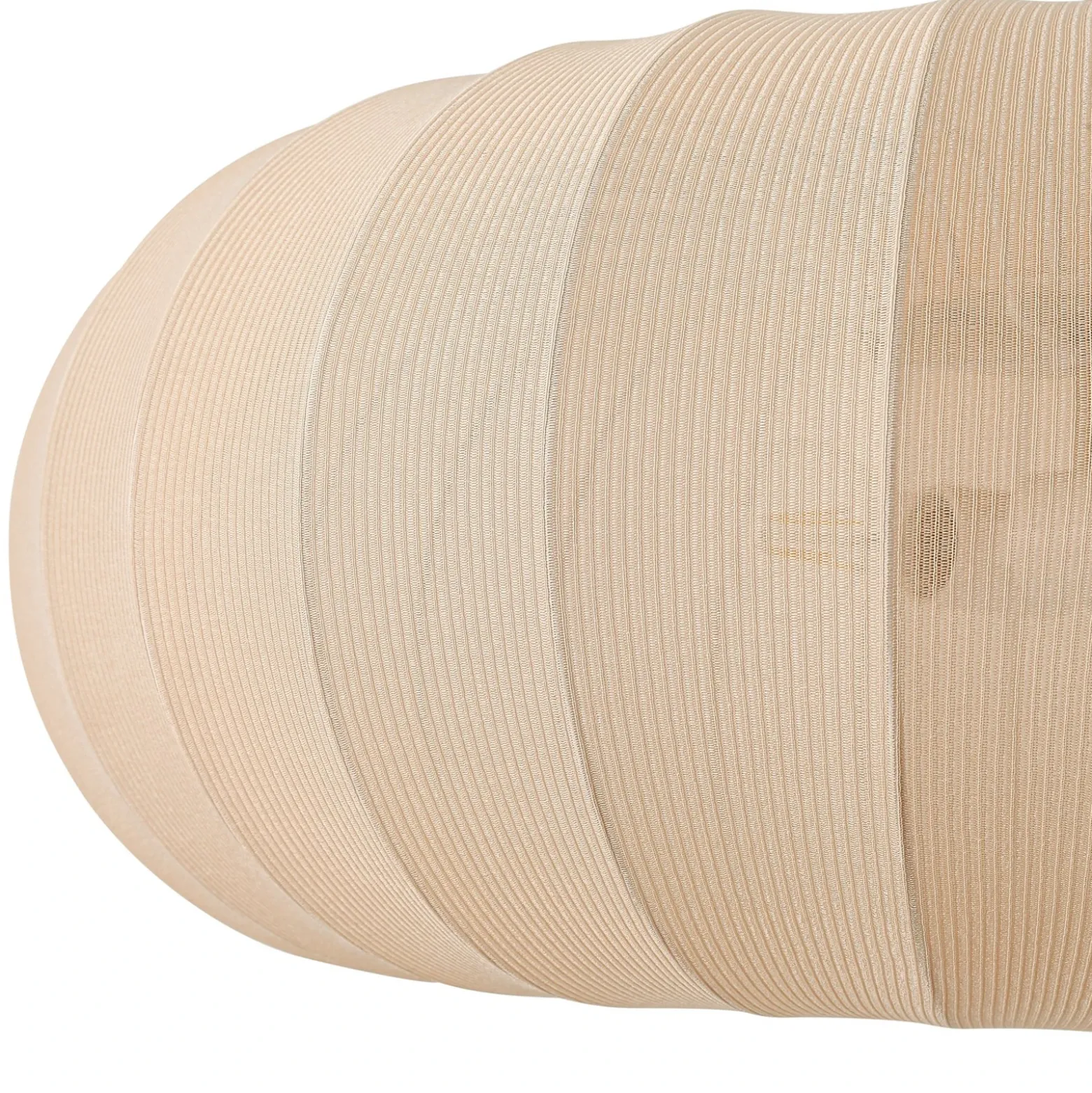 Lámpara colgante Lindby Helin, beige, Ø 70 cm, textil, 3 x E27