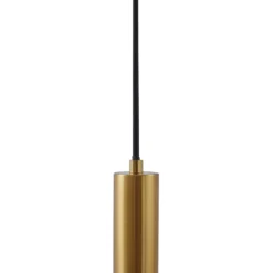 Lámpara colgante Lindby Hildur, 5 luces, gris ahumado, cristal