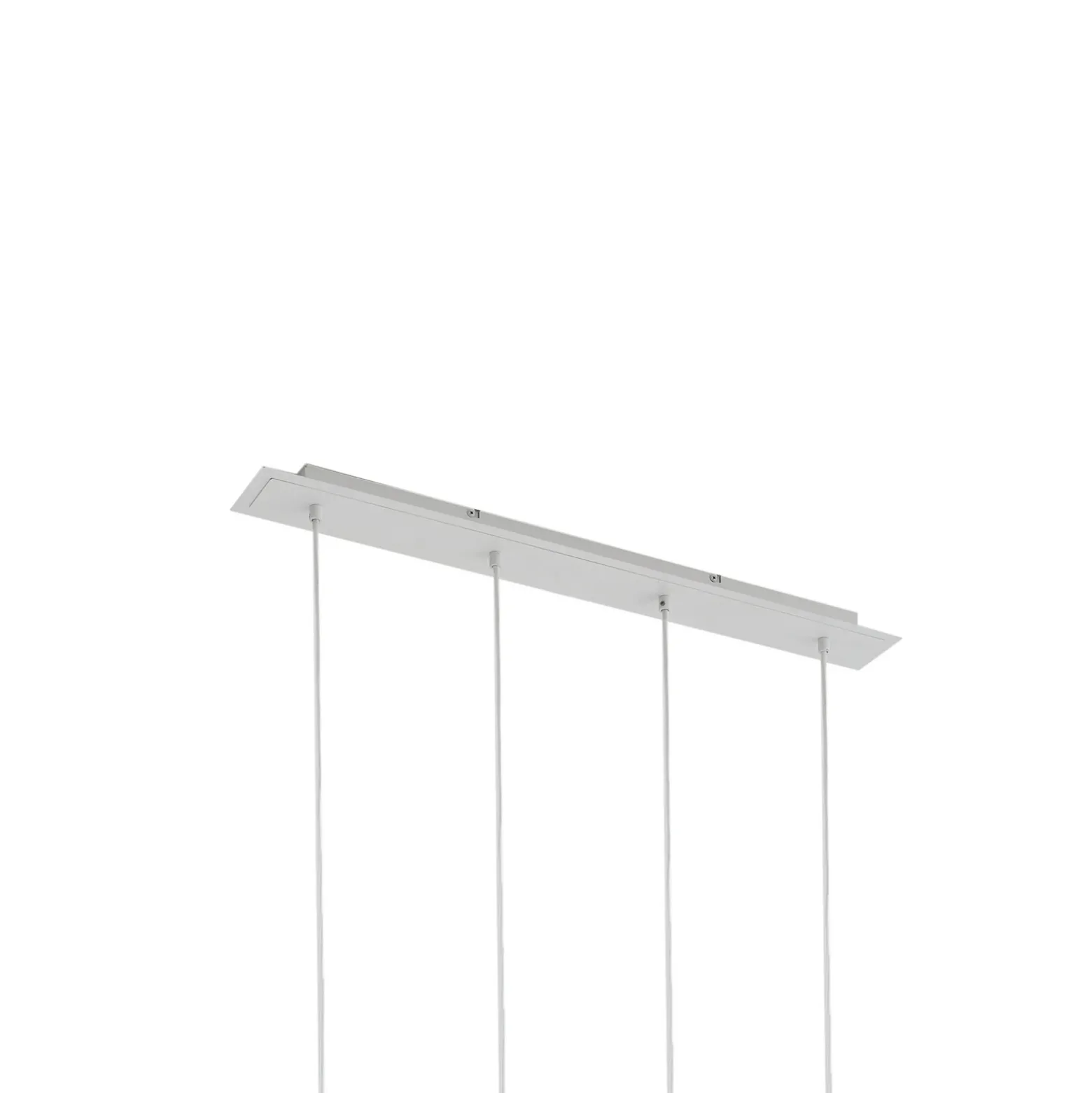 Lámpara colgante Lindby Joffrey, 76 cm, blanca, 4 luces, GU10