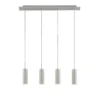 Lámpara colgante Lindby Joffrey, 76 cm, blanca, 4 luces, GU10