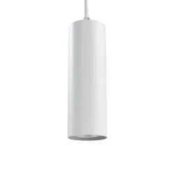 Lámpara colgante Lindby Joffrey, 76 cm, blanca, 4 luces, GU10