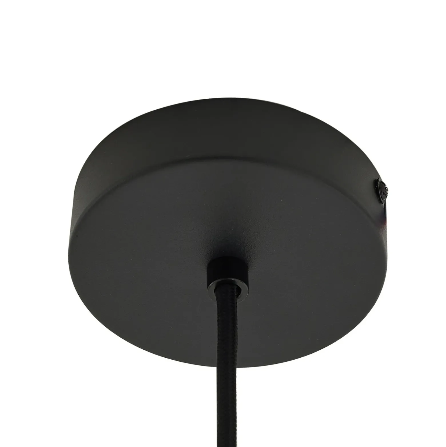 Lámpara colgante Lindby Lelia, gris humo, cristal, Ø 35 cm