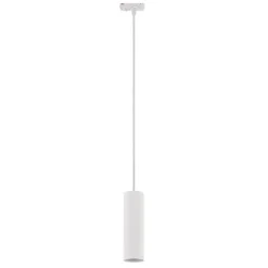 Lámpara colgante Lindby Linaro, 20 cm, blanca, 1 fase, GU10