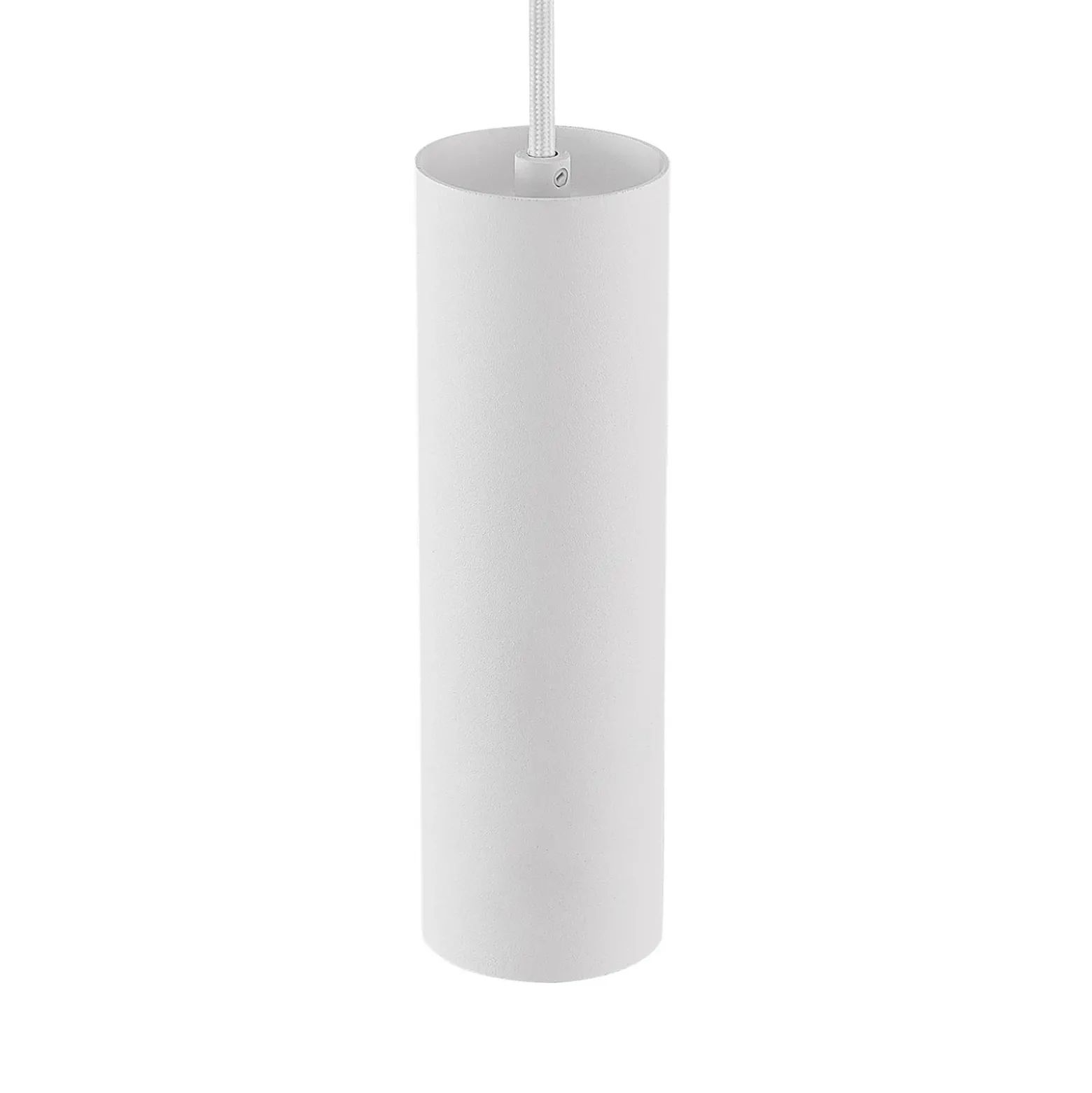 Lámpara colgante Lindby Linaro, 20 cm, blanca, 1 fase, GU10