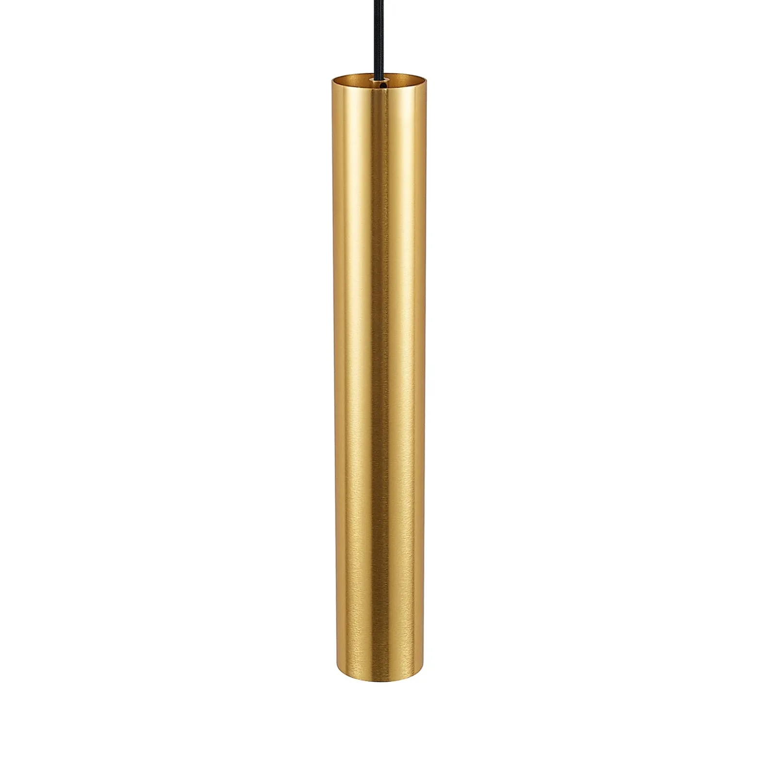 Lámpara colgante Lindby Linaro, 40 cm, dorada, monofásica, GU10