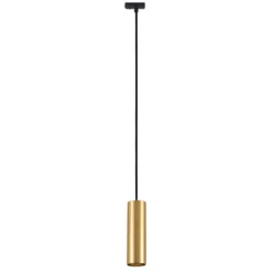 Lámpara colgante Lindby Linaro, 20 cm, dorada, 1 fase, GU10