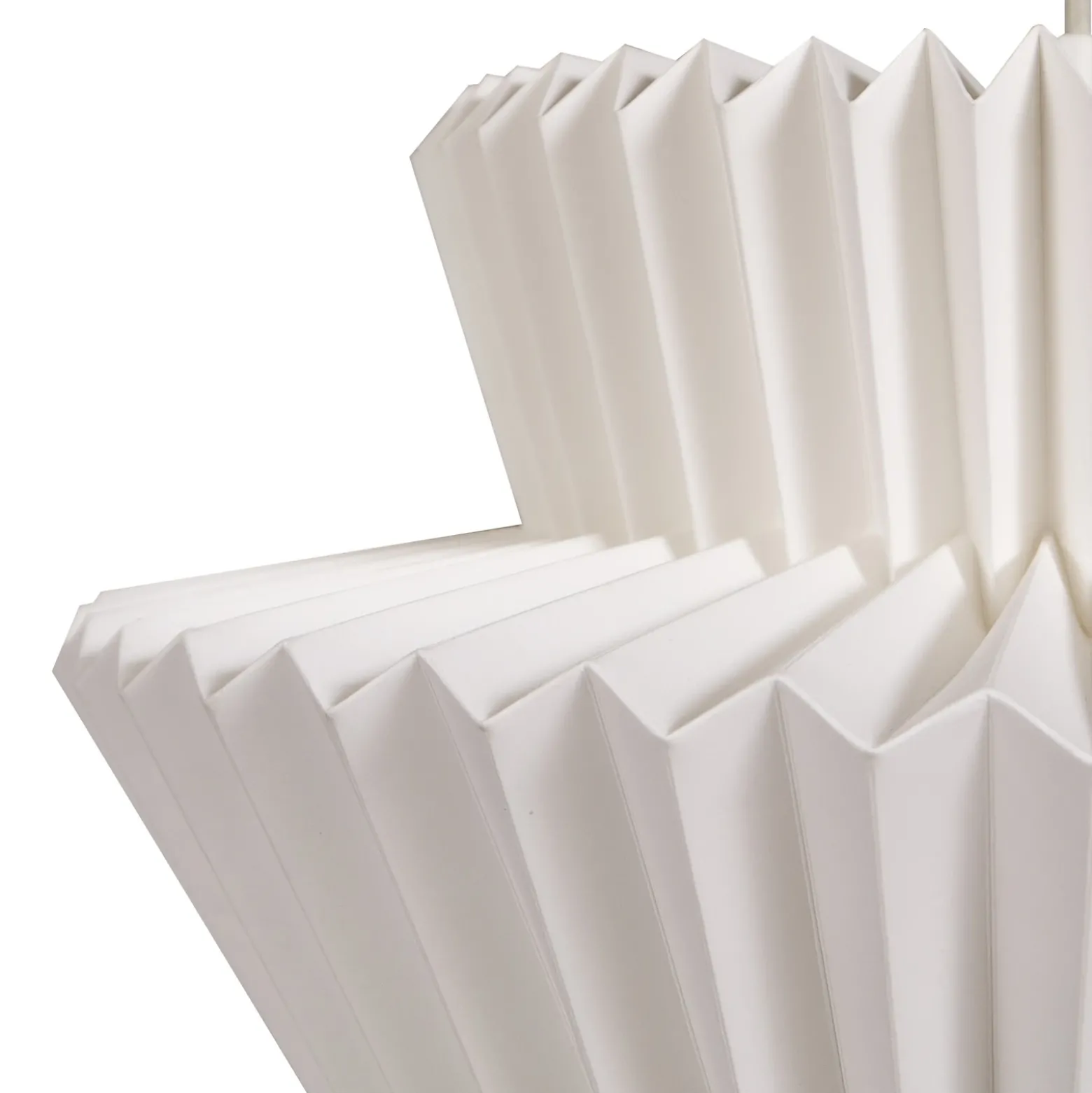 Lámpara colgante Lindby Magali, blanca, papel, Ø 45 cm, E27