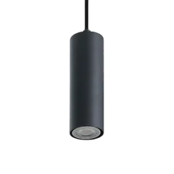 Lámpara colgante Lindby Maniva. 60 cm, 4 luces, negro, GU10