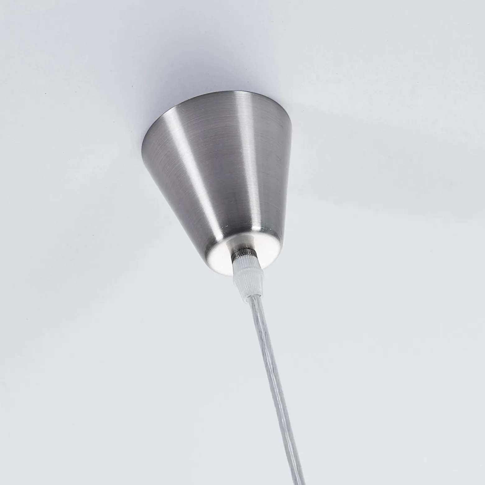 Lámpara colgante Lindby Marike, Ø 40 cm, blanca, cristal, globo, E27