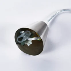 Lámpara colgante Lindby Marike, Ø 30 cm, blanca, cristal, globo, E27