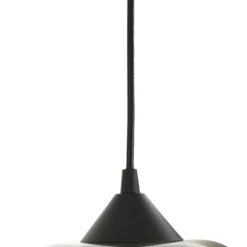 Lámpara colgante Lindby Marla, redonda, cristal, gris humo, 50 cm
