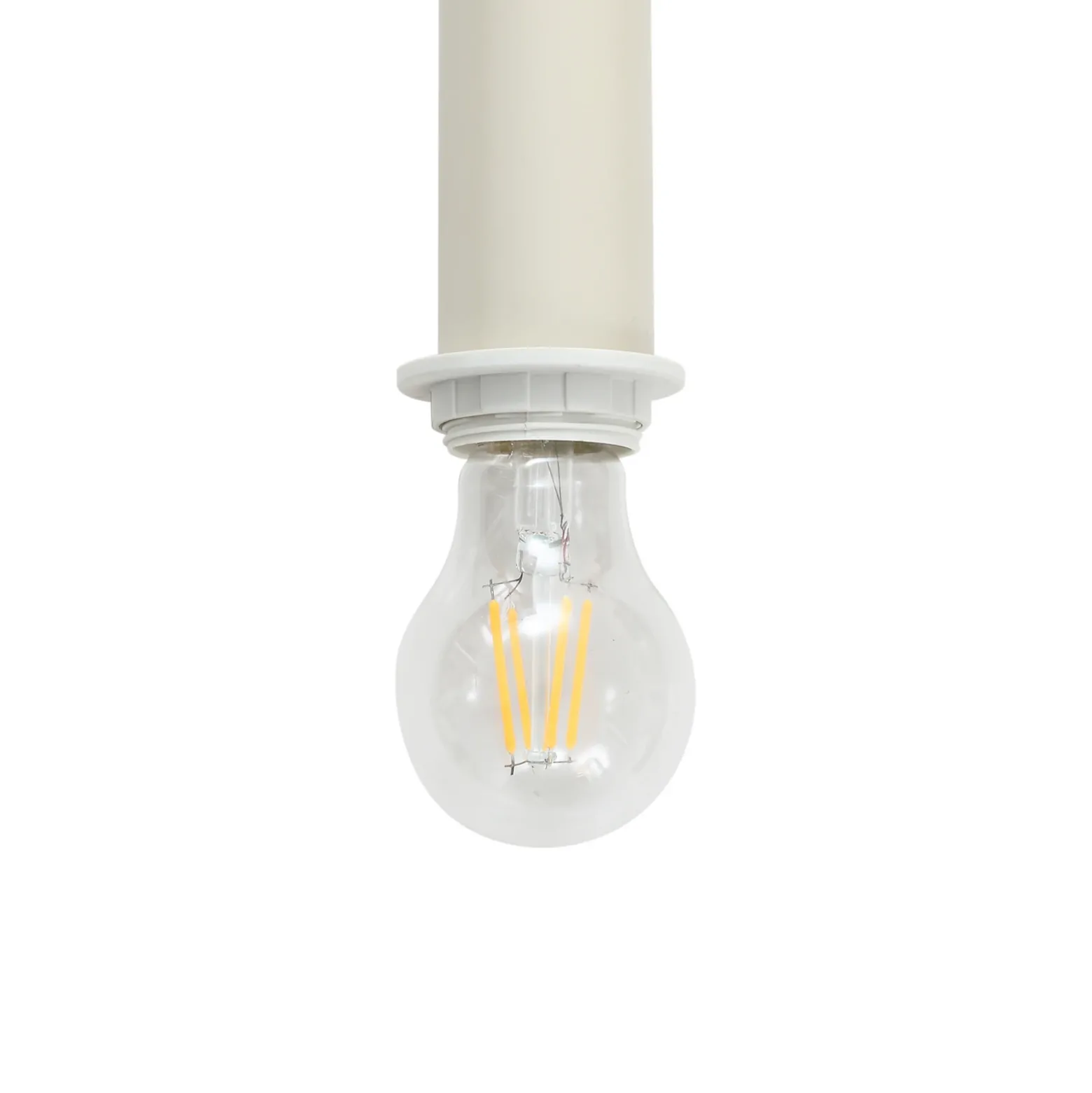 Lámpara colgante Lindby Ovelia, beige, 4 luces, metal, E27