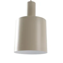 Lámpara colgante Lindby Ovelia, beige, 3 luces, metal, E27