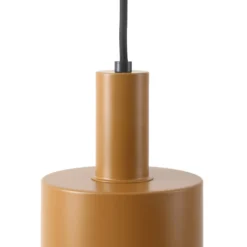 Lámpara colgante Lindby Ovelia, marrón/café/beige, 6 luces, E27