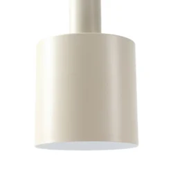 Lámpara colgante Lindby Ovelia, marrón/café/beige, 6 luces, E27