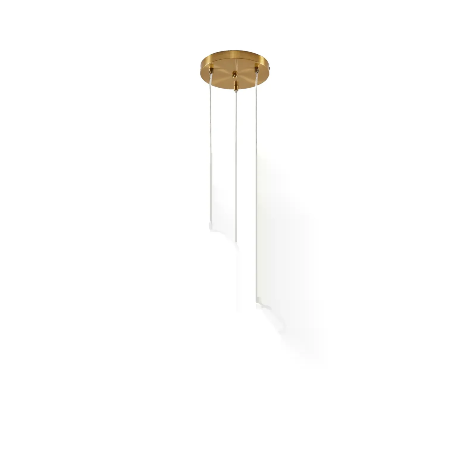 Lámpara colgante Lindby Piatra, Ø 25 cm, 3 luces, ópalo/latón, cristal