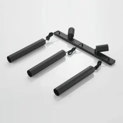 Lámpara colgante Lindby Sanad, 70 cm, 5 luces, negro, GU10