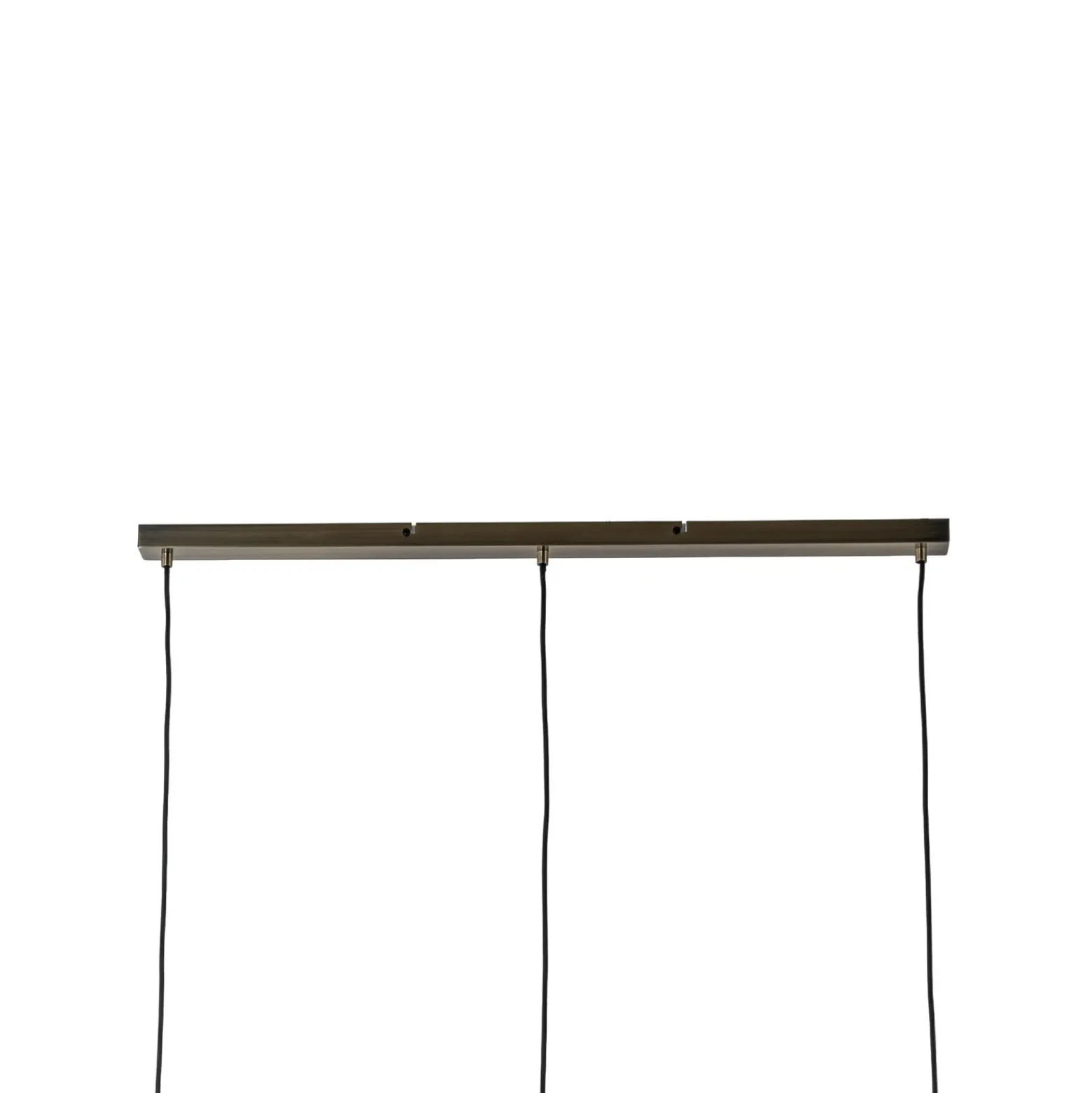 Lámpara colgante Lindby Sofian, ámbar, cristal, 100 cm, 3 luces.