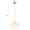 Lámpara colgante Lindby Sonika, Ø 40 cm, color níquel, cristal, E27