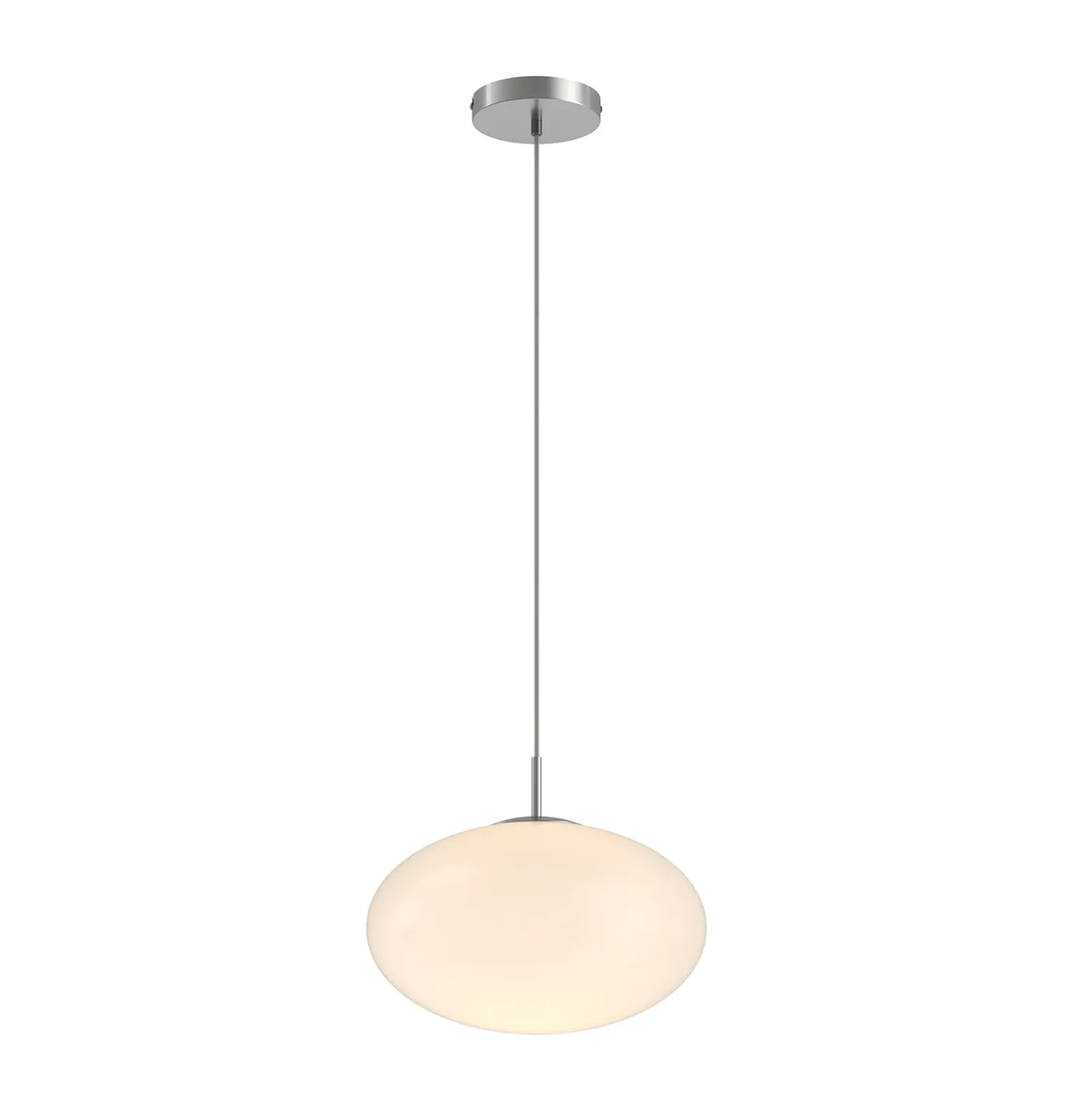 Lámpara colgante Lindby Sonika, Ø 40 cm, color níquel, cristal, E27