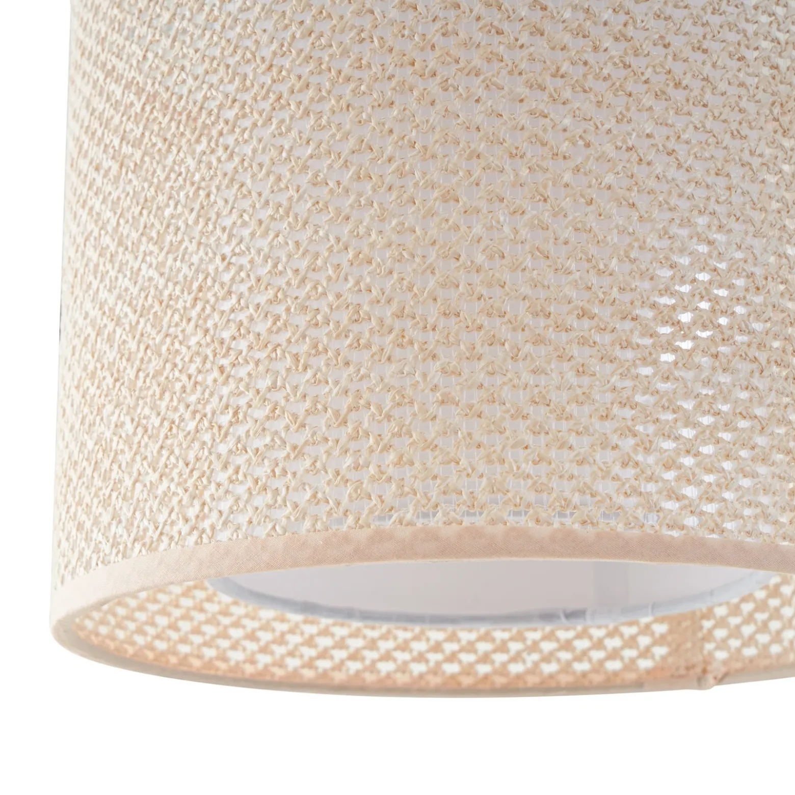 Lámpara colgante Lindby Soula, Ø 26 cm, beige, plástico, E27