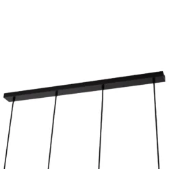 Lámpara colgante Lindby Tirane, colorida, metal, longitud 94 cm, E27