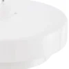 Lámpara colgante Lindby Tivra, blanco brillante, Ø 35 cm, metal