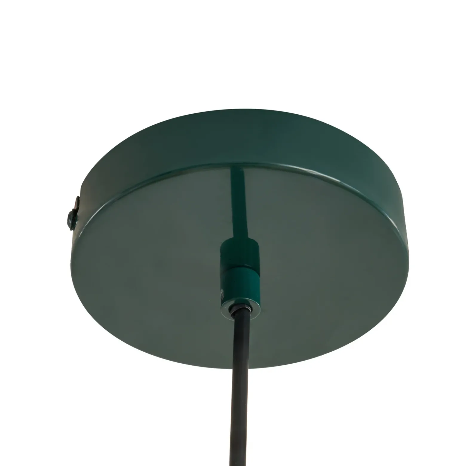 Lámpara colgante Lindby Tivra, verde brillante, Ø 35 cm, metal