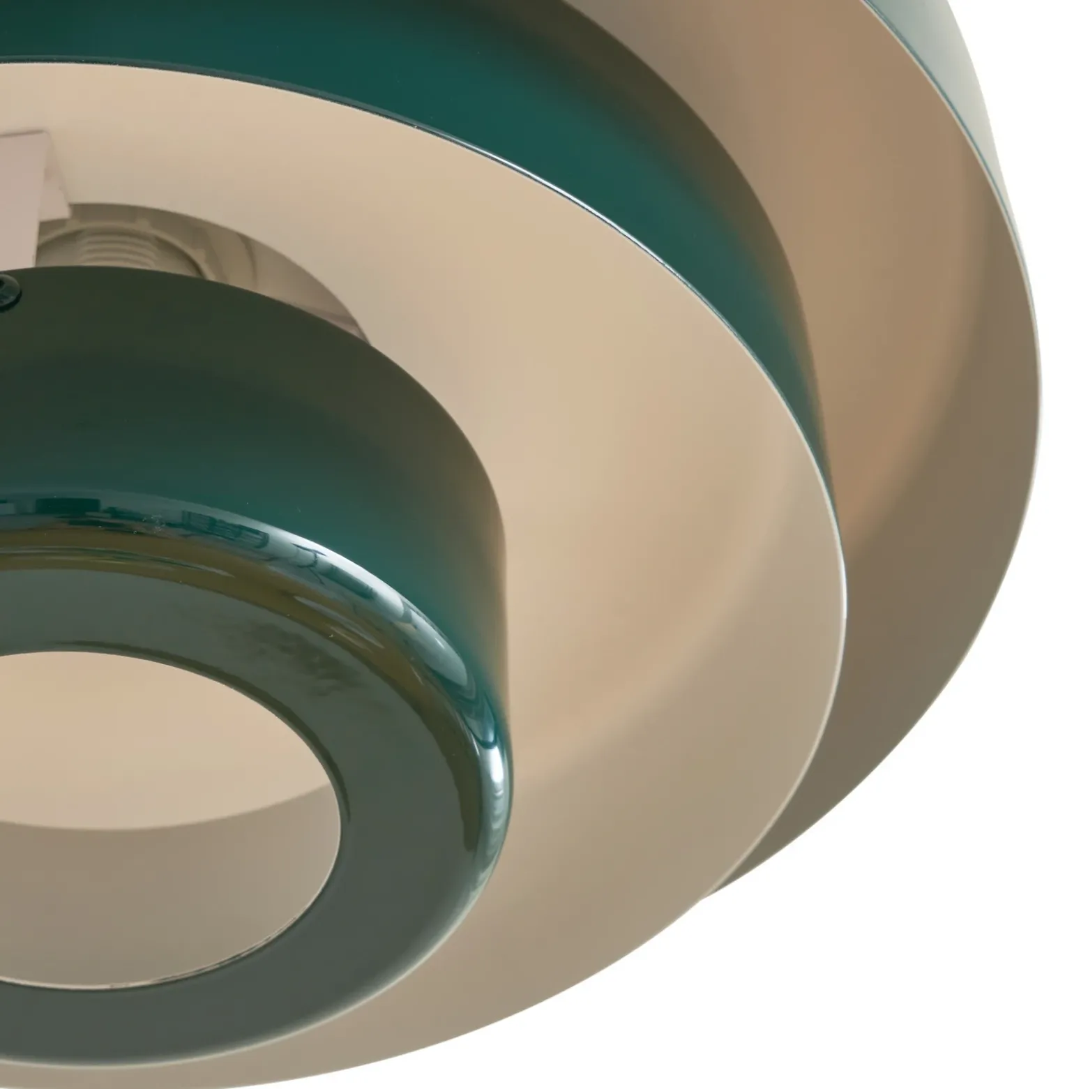 Lámpara colgante Lindby Tivra, verde brillante, Ø 35 cm, metal