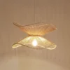 Lámpara colgante Lindby Valdorin, beige, papel, Ø 40 cm, E27