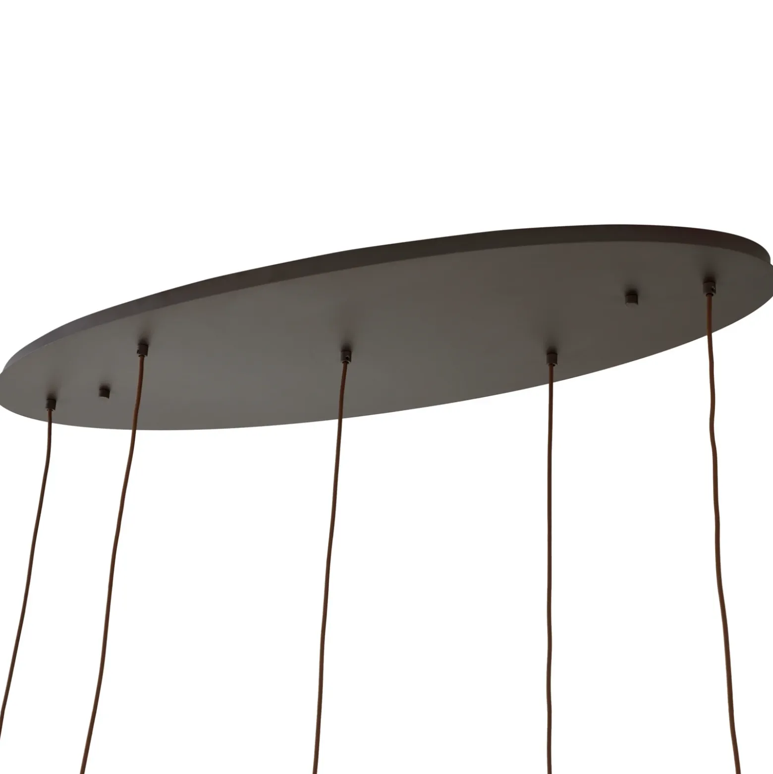 Lámpara colgante Lindby Valentina, E27, 125,5 cm de altura, gris, cristal