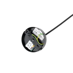 Lámpara colgante Lindby Yaelle, Ø 40 cm, ratán, negro, E27